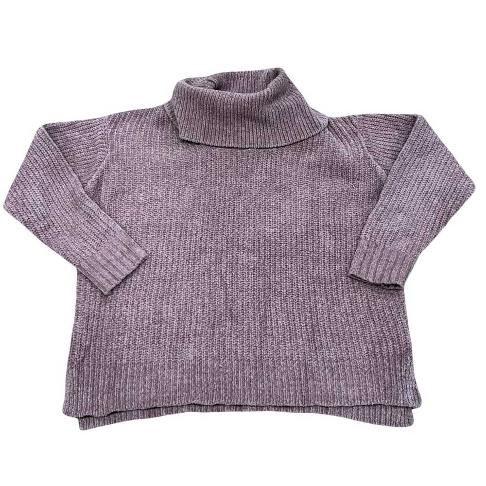 Joe Fresh Purple Lilac Knit Cowl Neck Sweater Medium - Picture 3 of 7